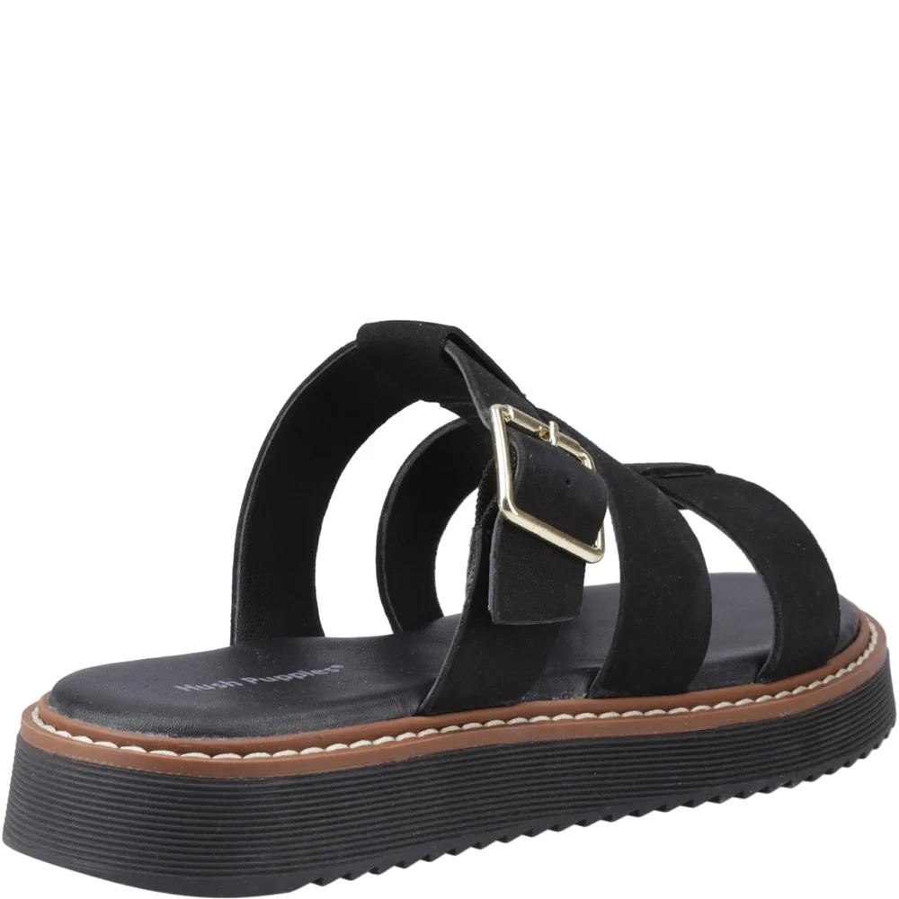 Black Celeste Slide Sandals - Image 2
