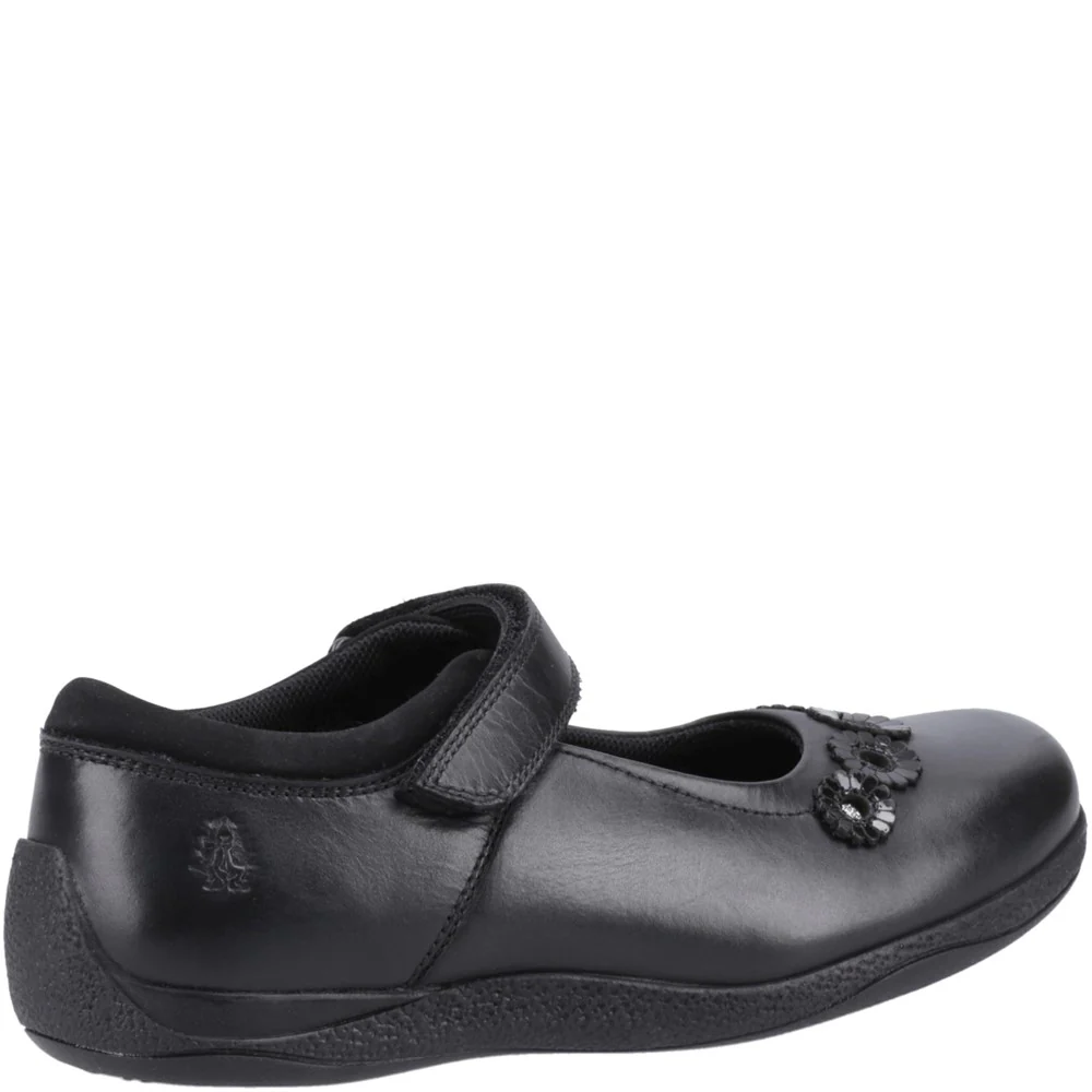 Black Christina Junior School Shoes - Image 2