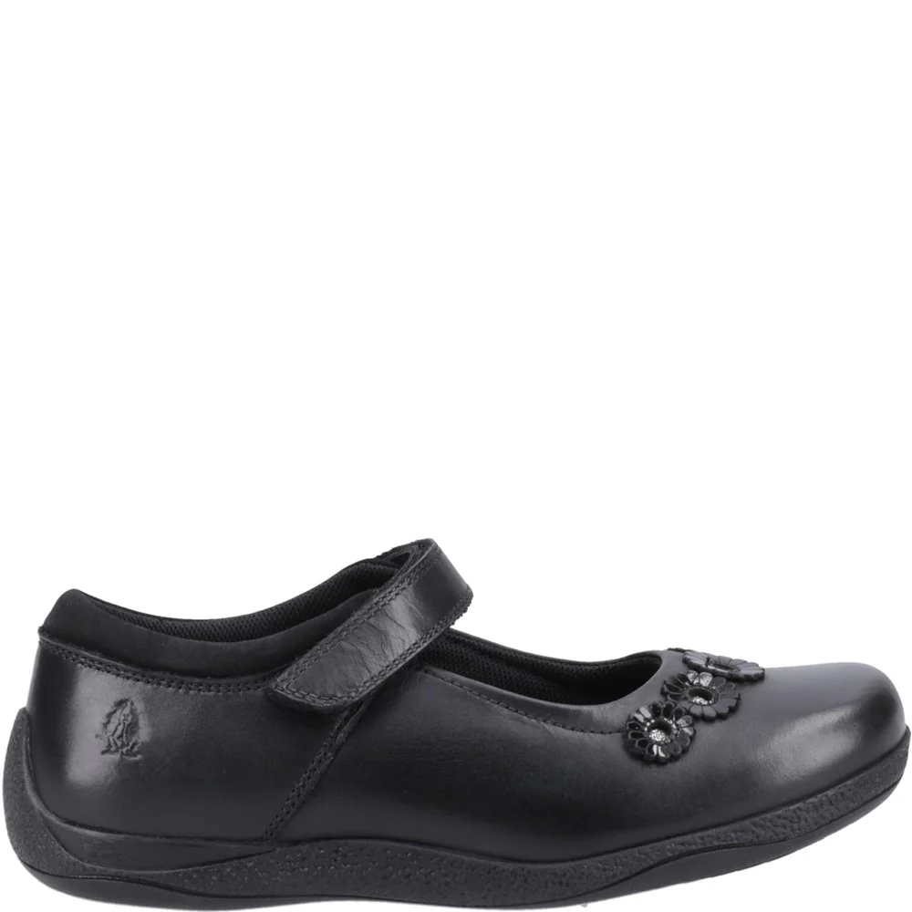 Black Christina Junior School Shoes - Image 5