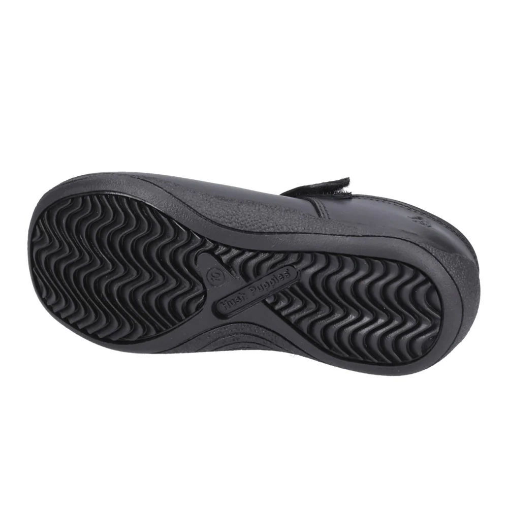 Black Christina Junior School Shoes - Image 7