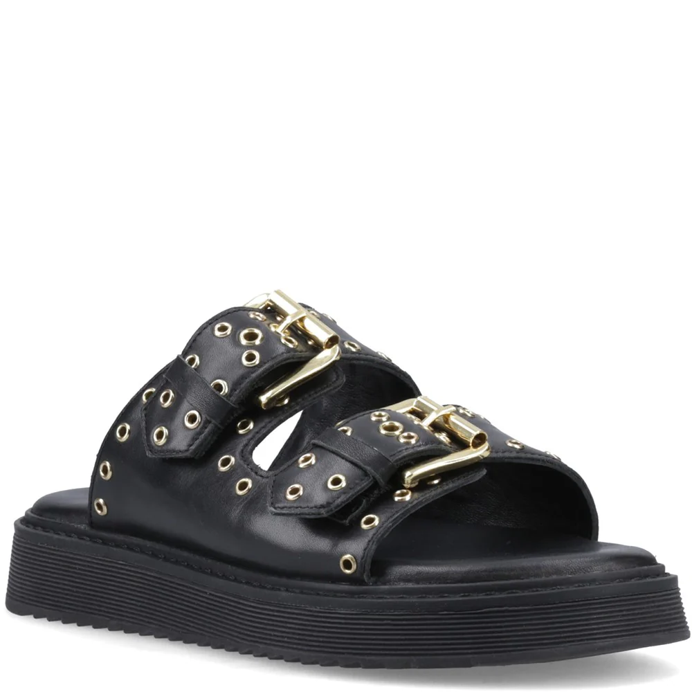 Black Christine Mule Sandals - Image 3
