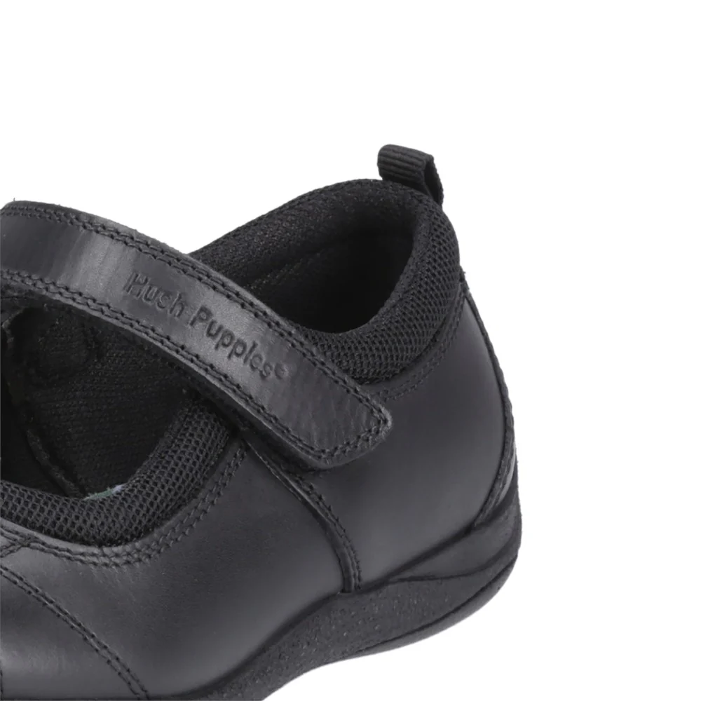 Black Clara Junior School Shoes - Image 9