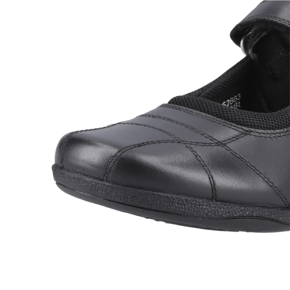 Black Clara Senior School Shoes - Image 8