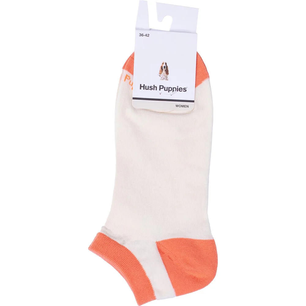 Cream Colour Block Ladies Socks