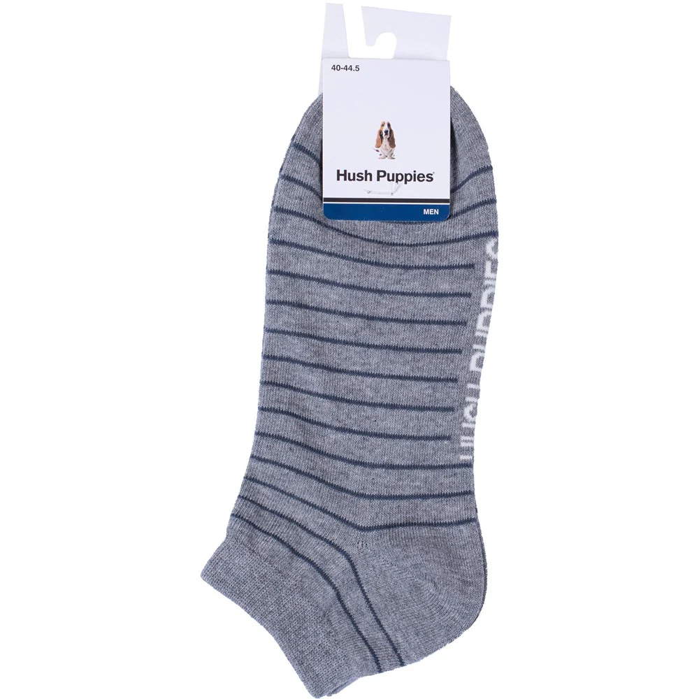 Grey Colour Block Mens Socks