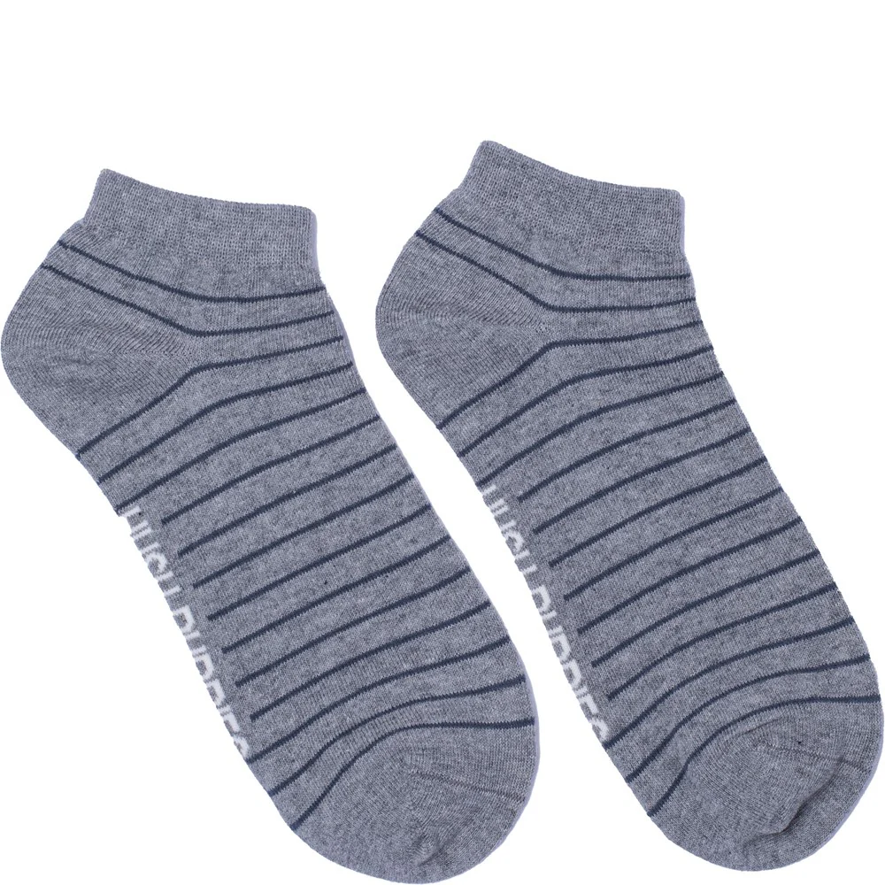 Grey Colour Block Mens Socks - Image 2