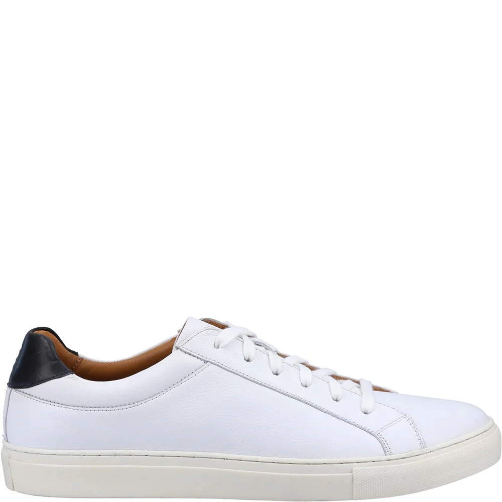 White Colton Cupsole Trainers - Image 4