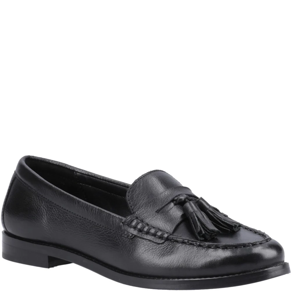 Black Connie Tassel Loafers