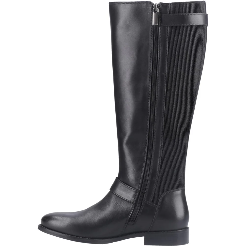Black Daphne Long Boots - Image 4