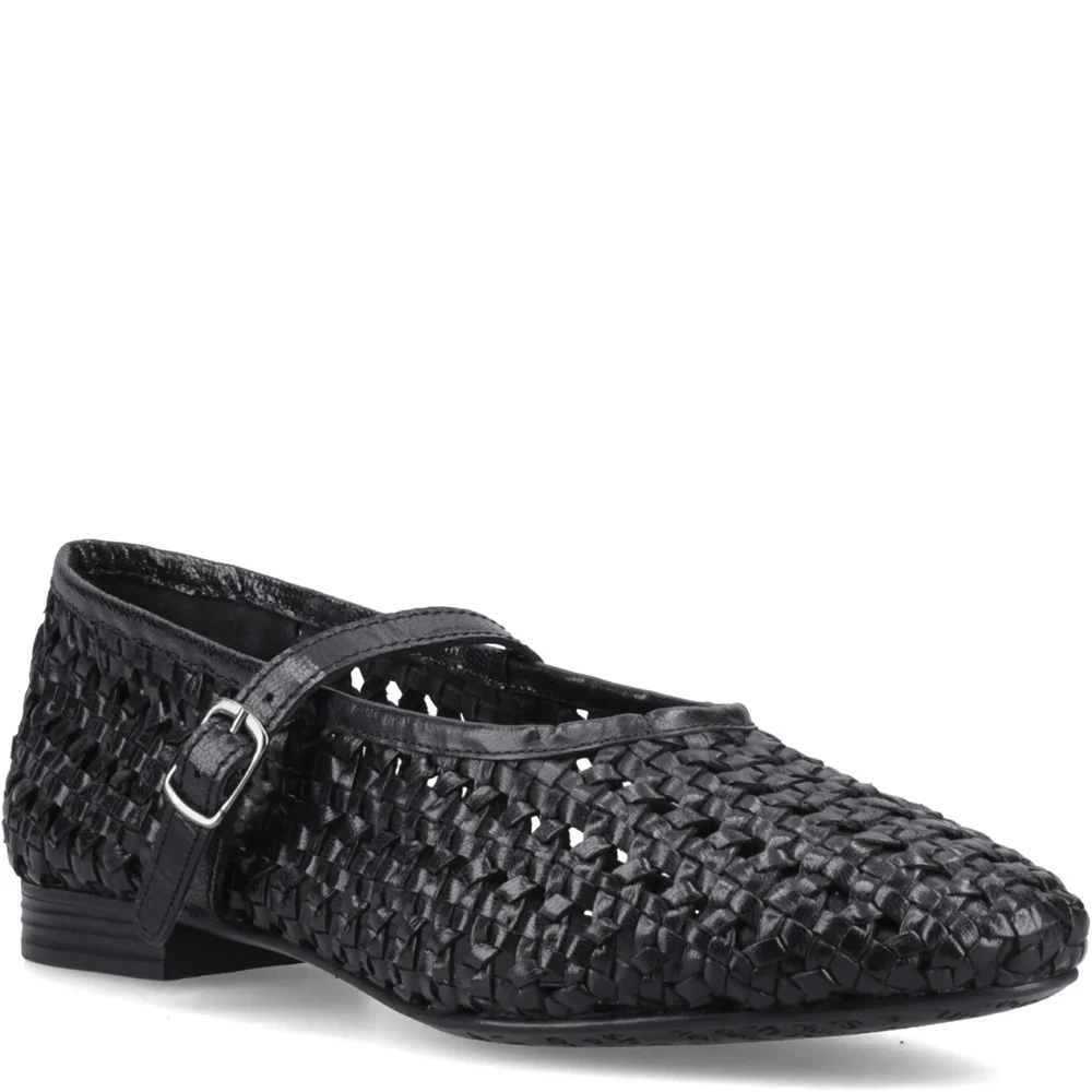 Black Delaney Woven Mary Jane Shoes - Image 3