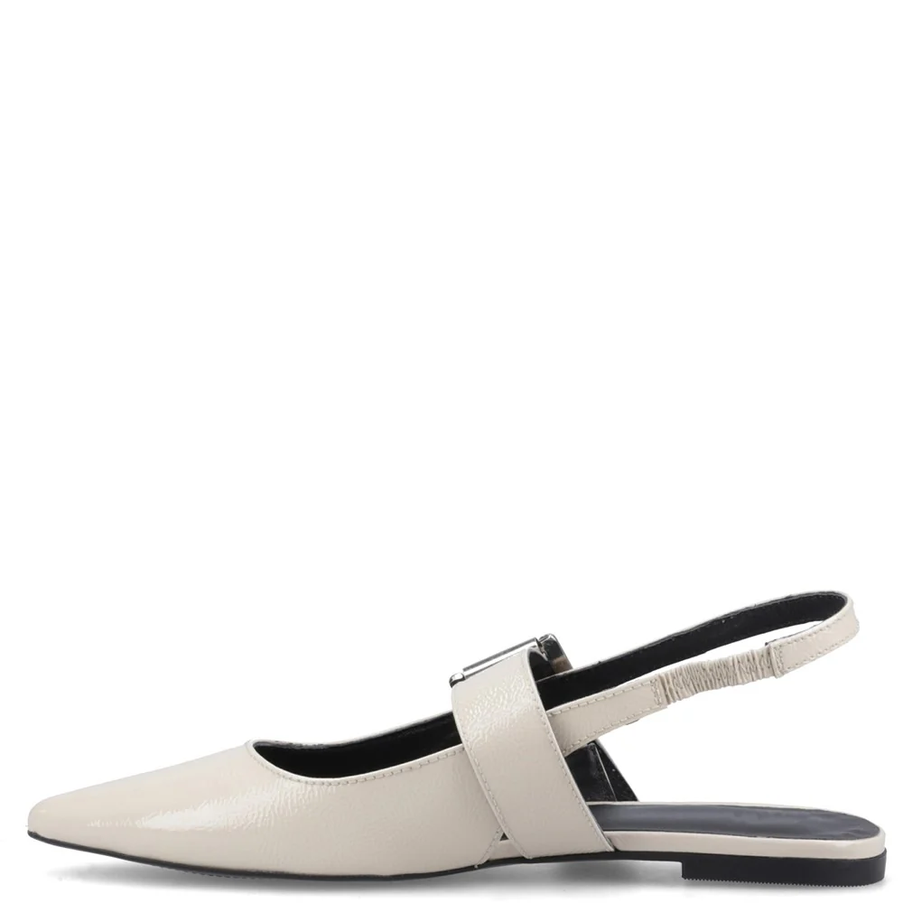 Cream Diya Buckle Mary Janes - Image 5