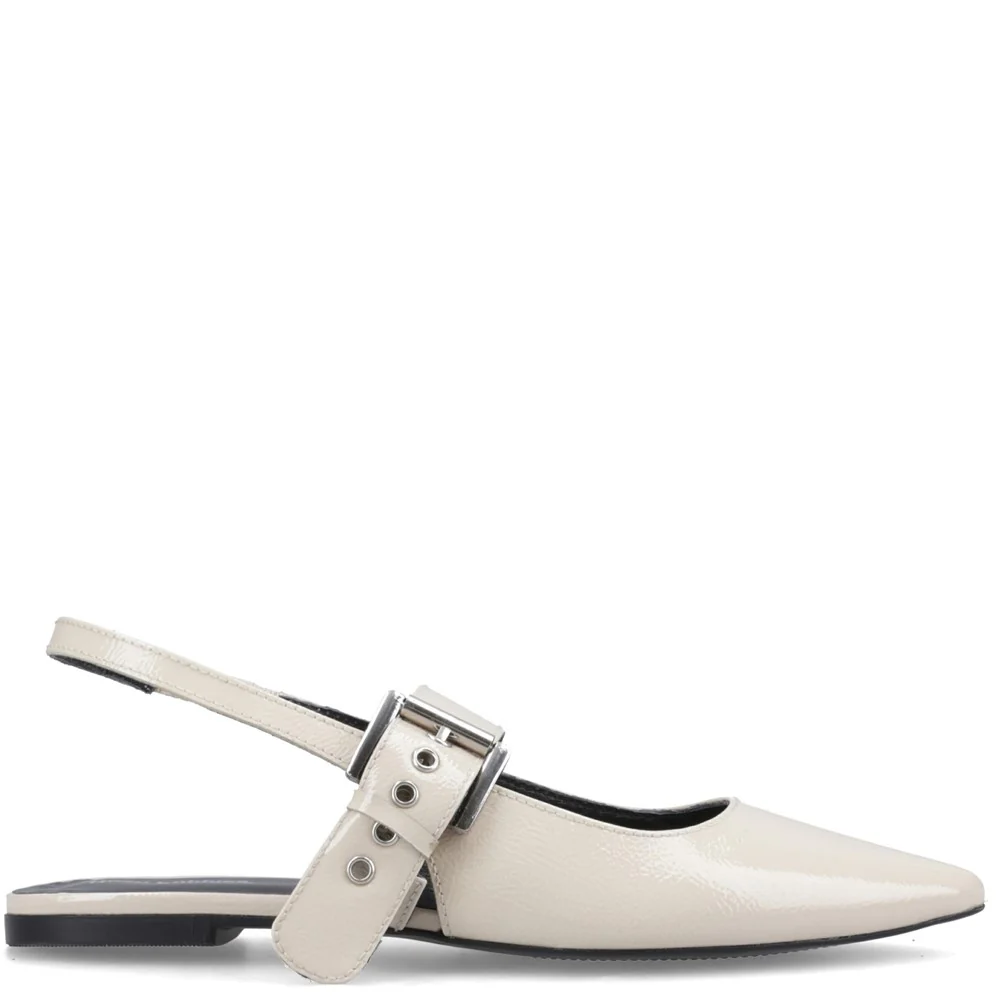 Cream Diya Buckle Mary Janes - Image 6