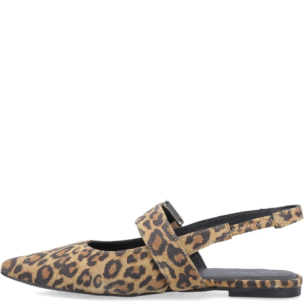 Leopard Diya Suede Mary Janes - Image 4