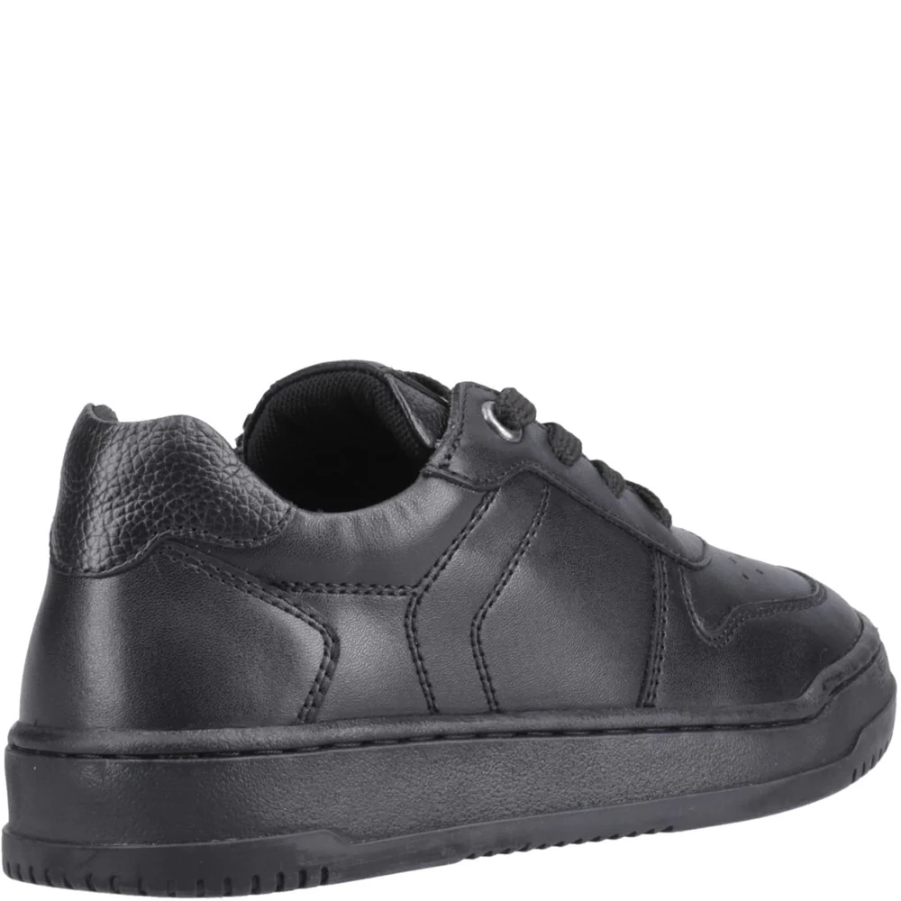 Black Dougie Senior School Shoes - Image 2