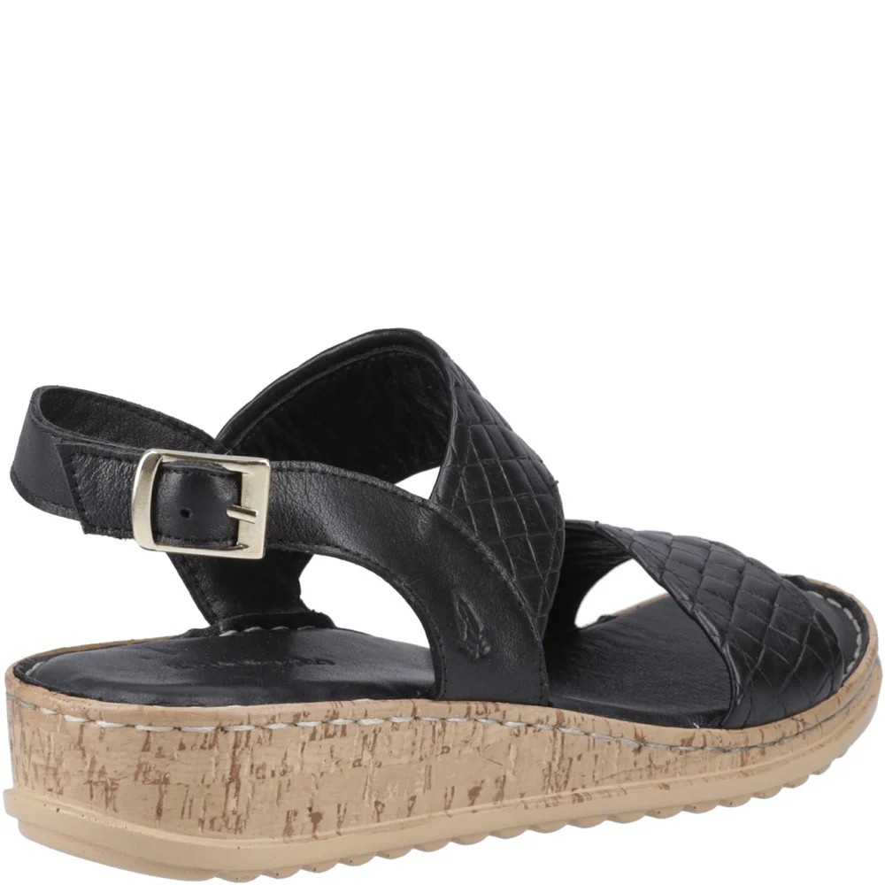 Black Ebony Wide Fit Sandals - Image 2