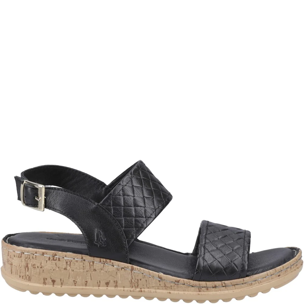 Black Ebony Woven Sandals - Image 5