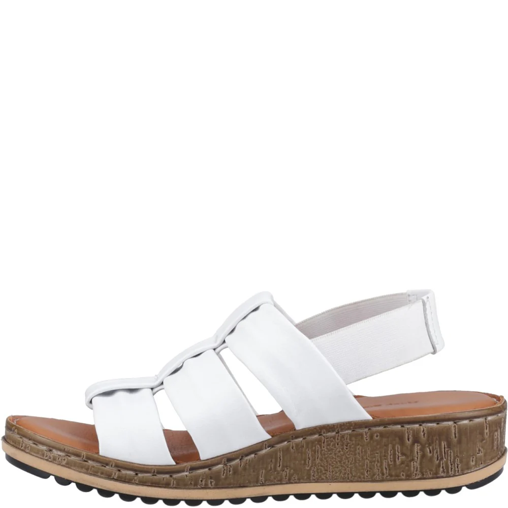 White Eden Gladiator Sandals - Image 4