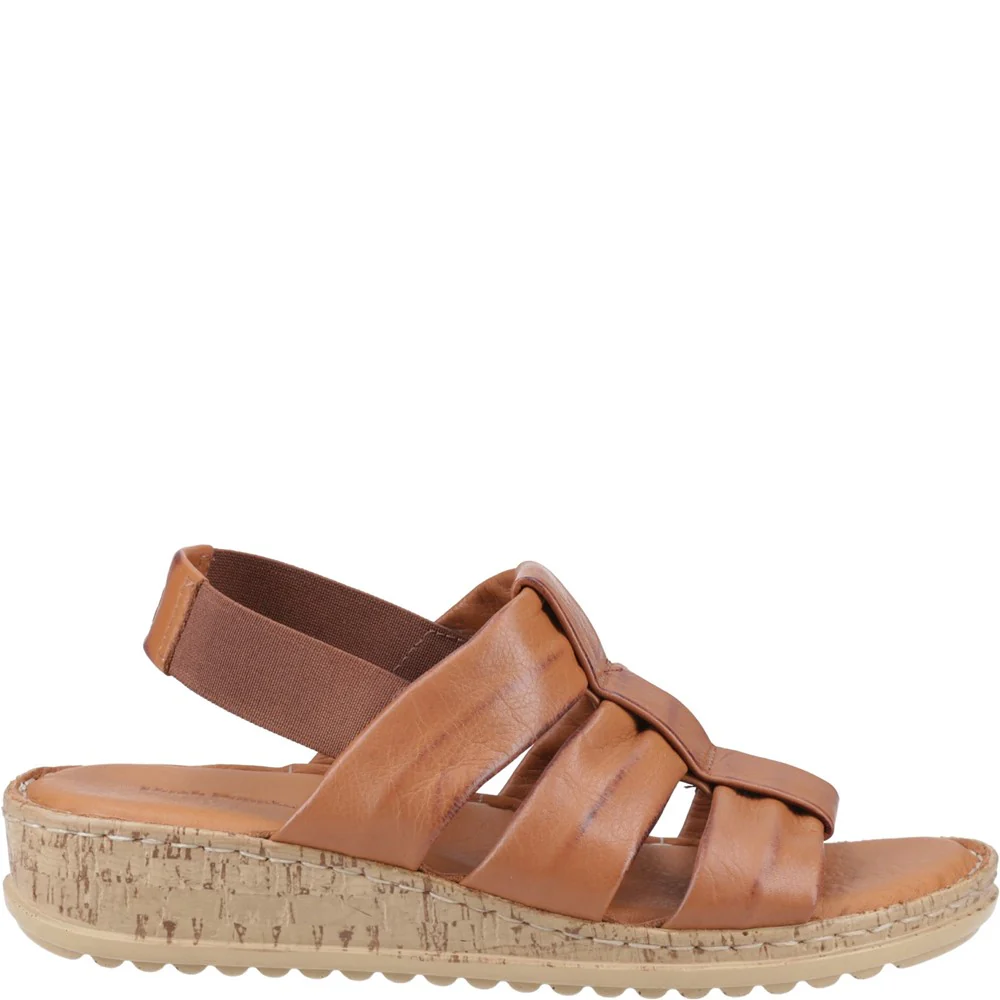 Tan Eden Wide Fit Sandals - Image 5