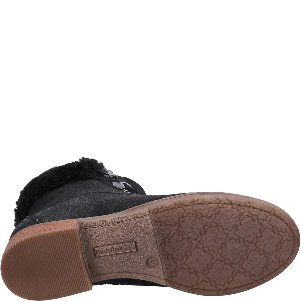 Black Effie Lace-Up Boots - Image 3