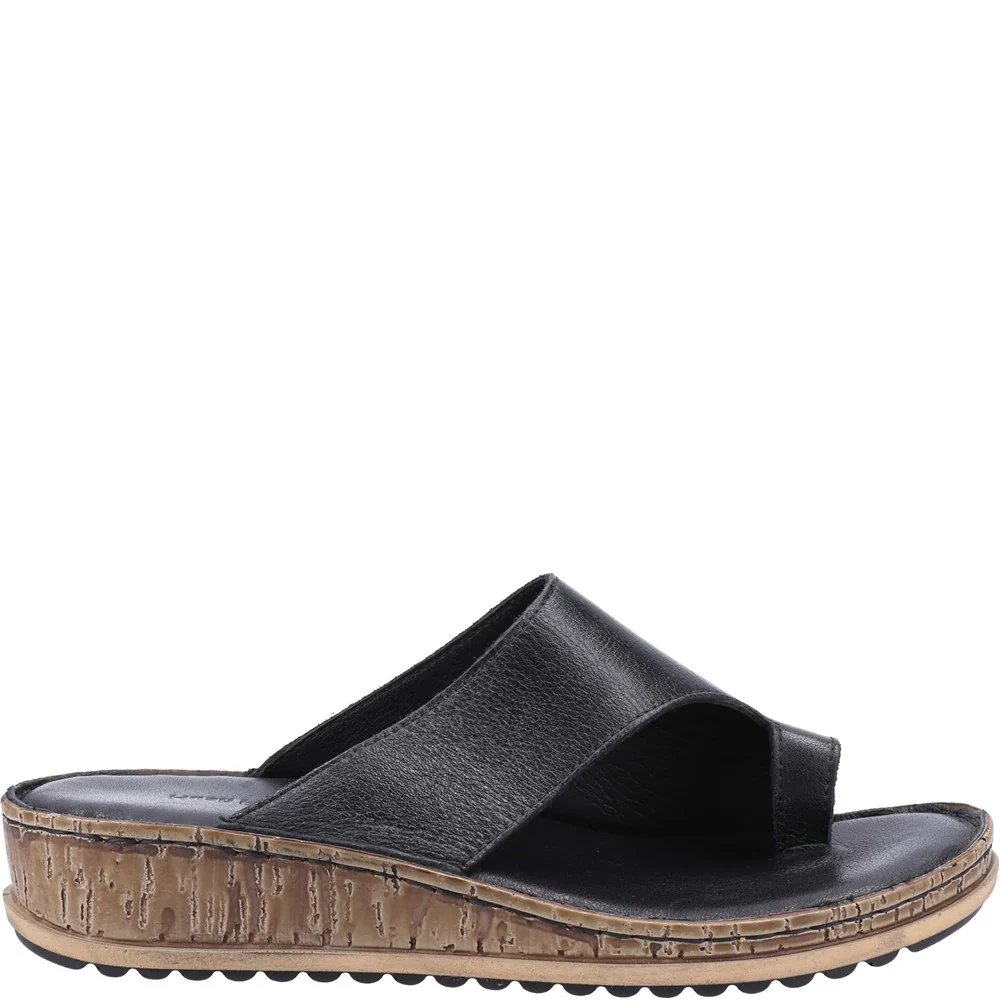 Black Elissa Toepost Sandals - Image 4