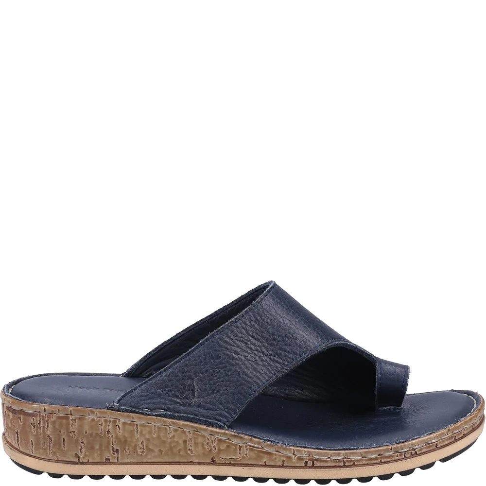 Navy Elissa Toepost Sandals - Image 4
