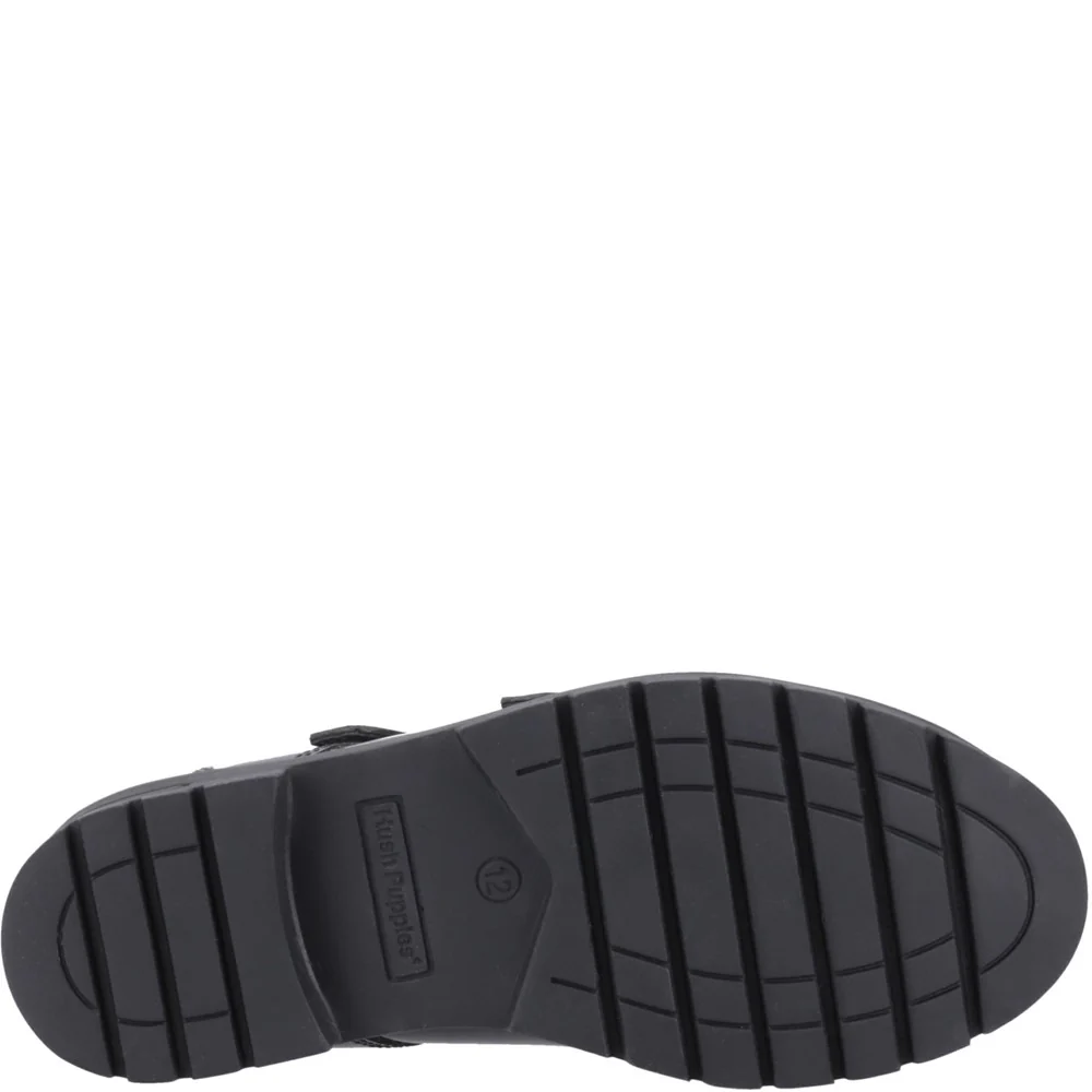 Black Ella Patent Senior School Shoes - Image 3