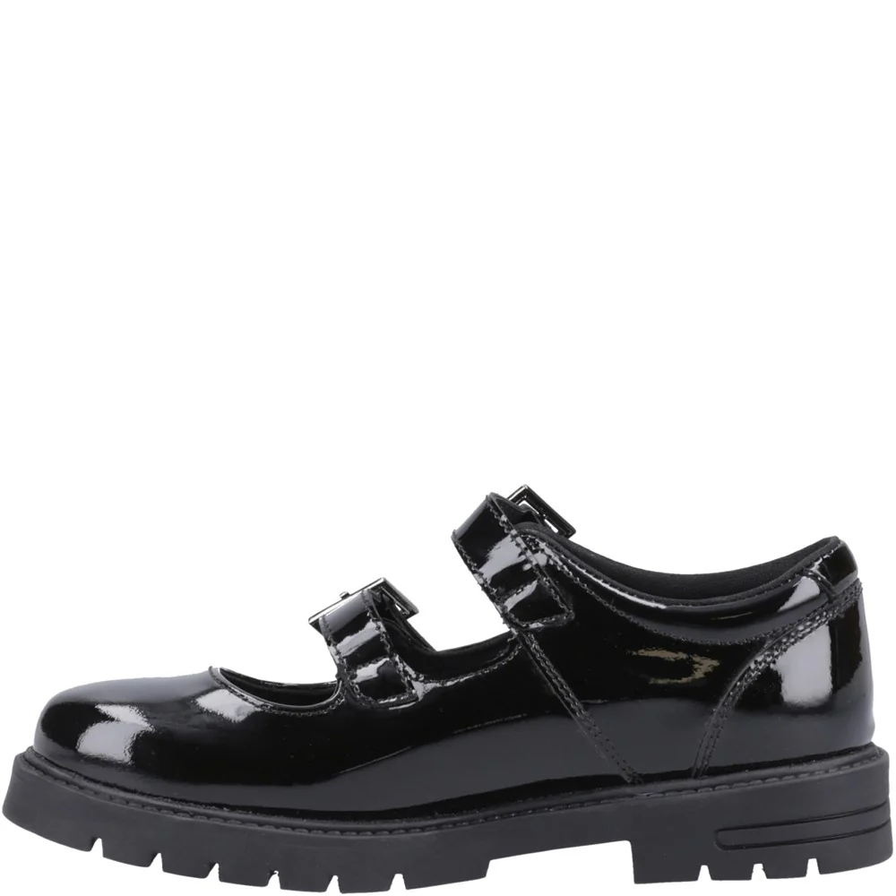 Black Ella Patent Senior School Shoes - Image 4