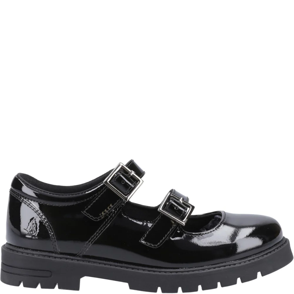 Black Ella Patent Senior School Shoes - Image 5
