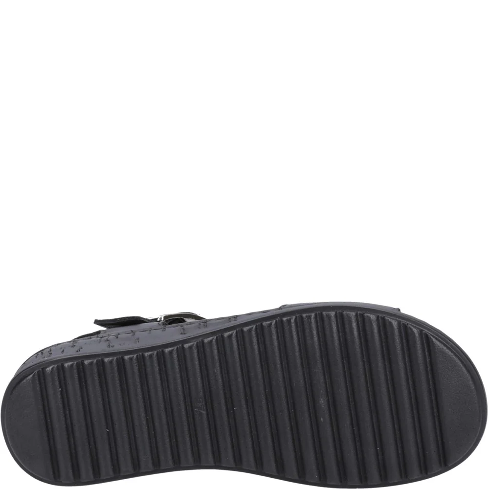 Black on Black Ellie Sandals - Image 3