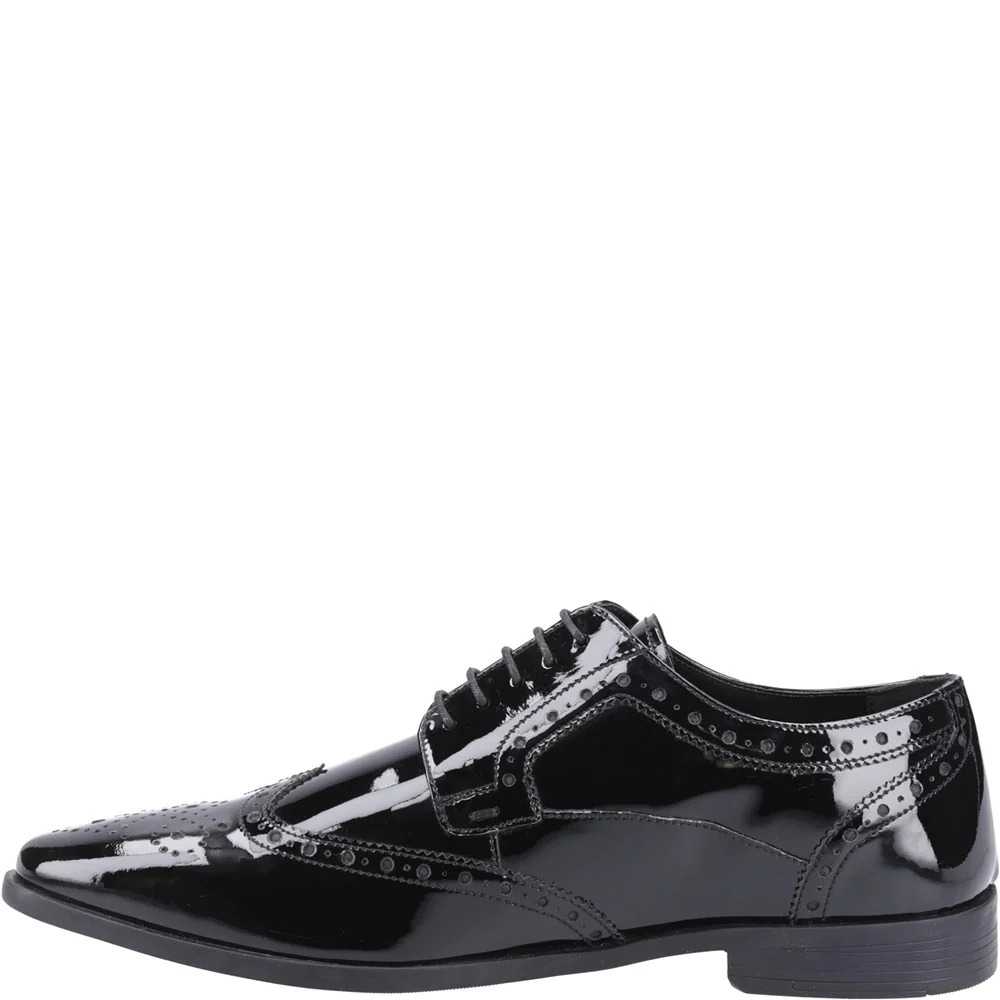 Black Elliot Brogue Shoes - Image 4