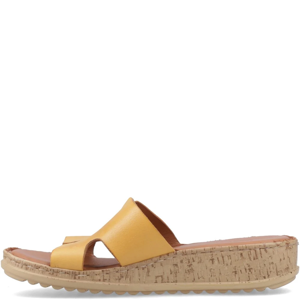 Mustard Eloise Mule Sandals - Image 4
