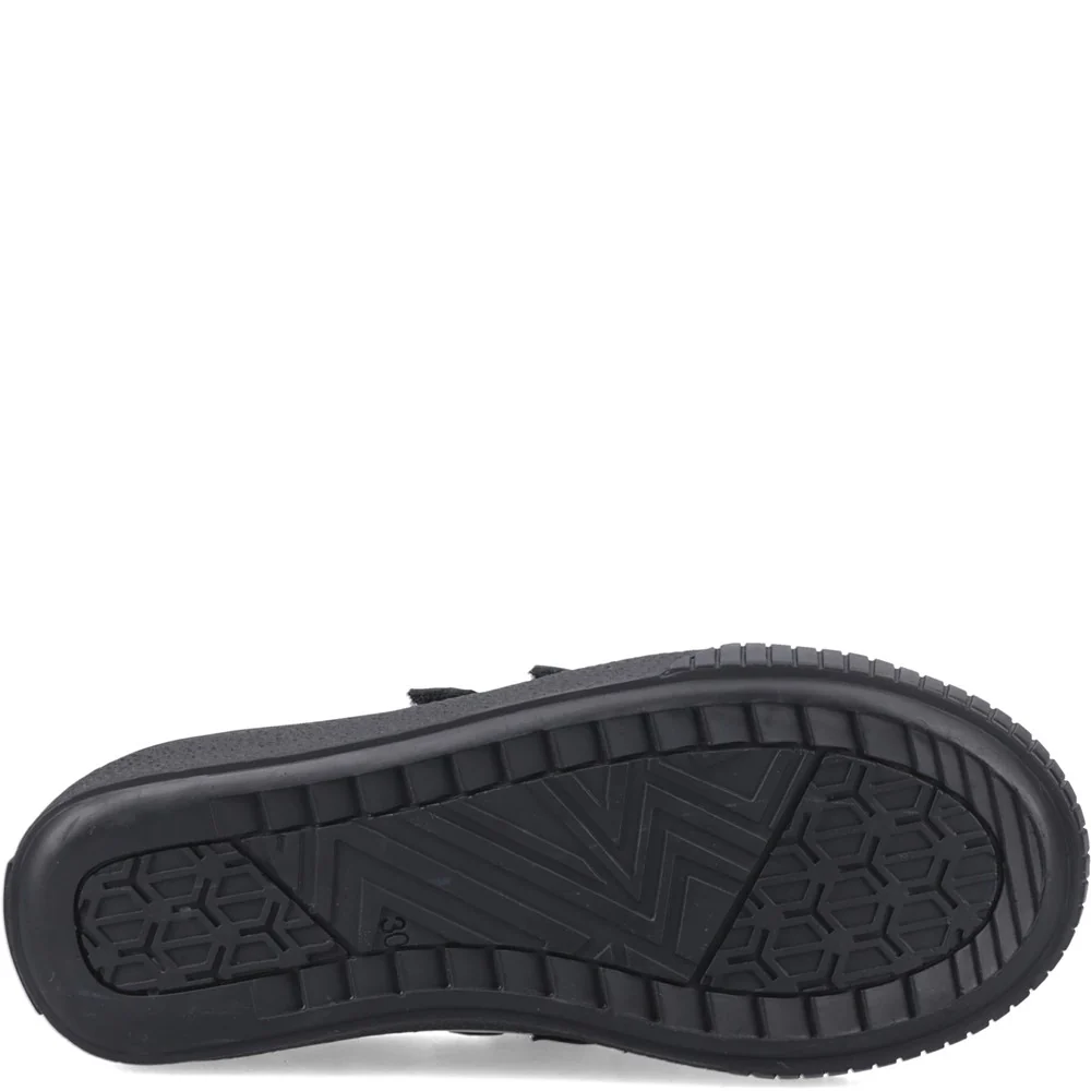 Black  Elsie Junior School Shoes - Image 3