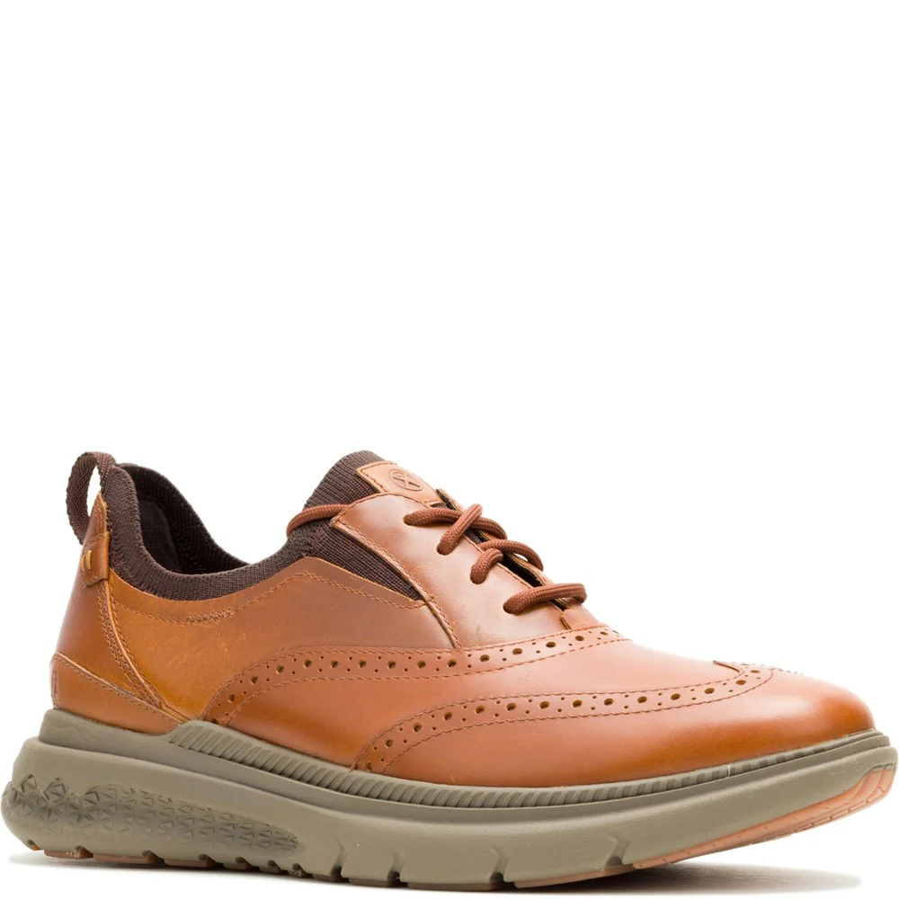 Cognac Excel Wingtip Shoes