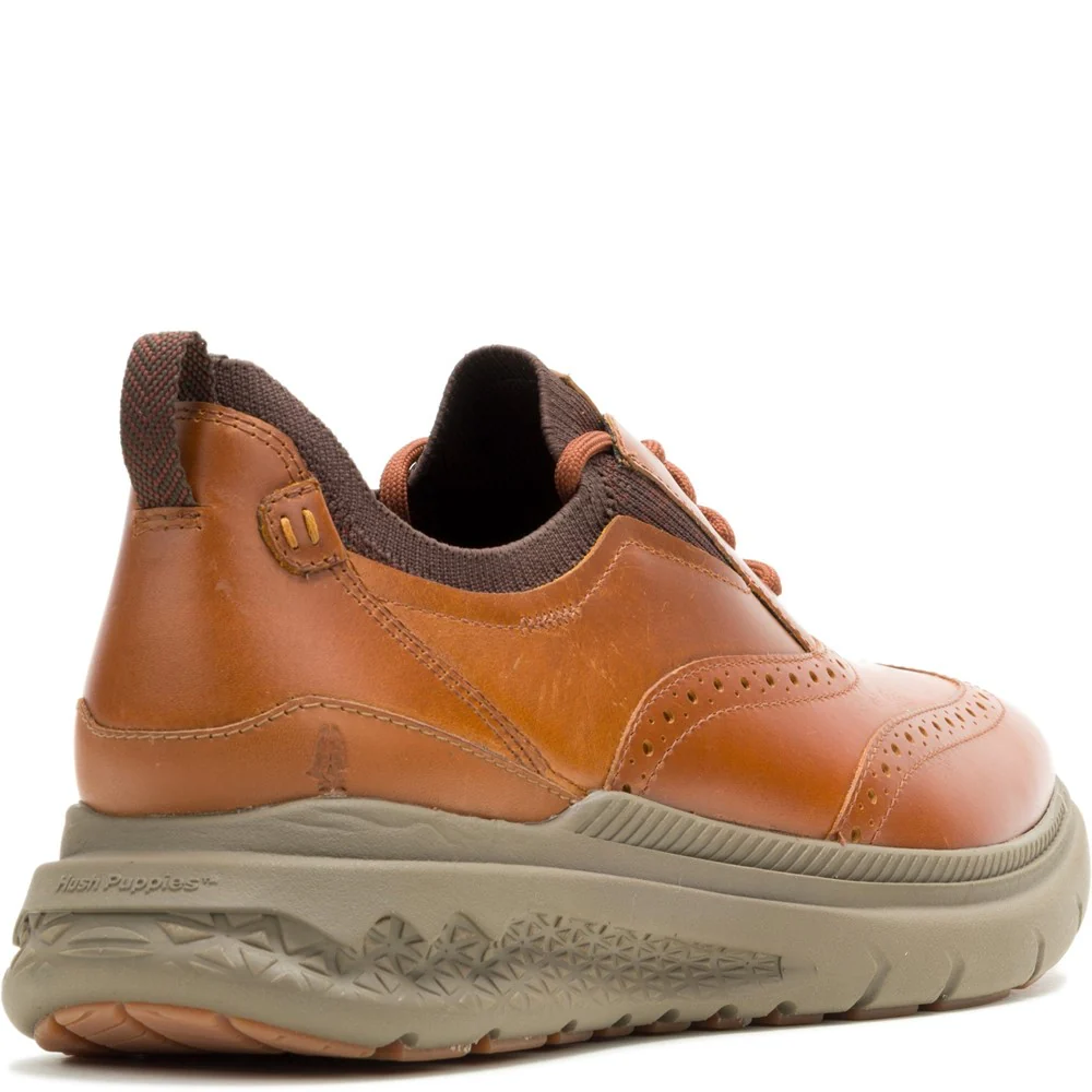 Cognac Excel Wingtip Shoes - Image 2