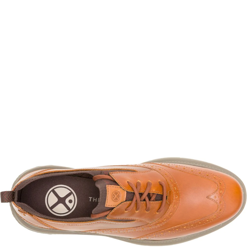 Cognac Excel Wingtip Shoes - Image 4