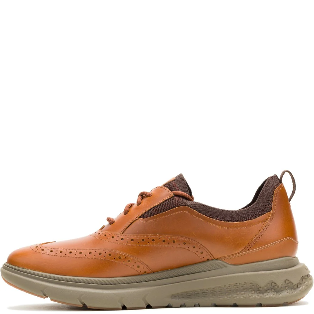 Cognac Excel Wingtip Shoes - Image 5