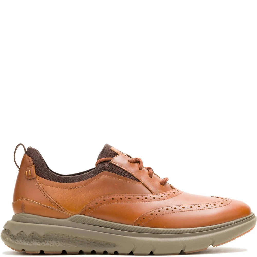 Cognac Excel Wingtip Shoes - Image 6
