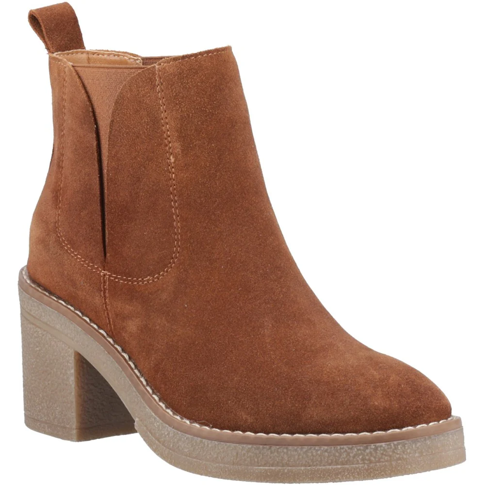 Tan Felicia Chelsea Boots
