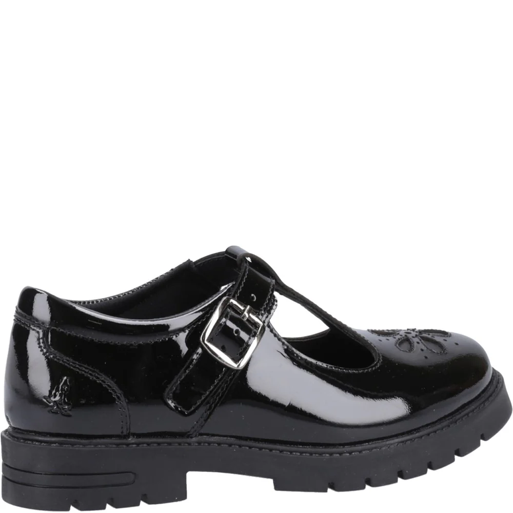 Black Fiona Patent Senior School Shoes - Image 2