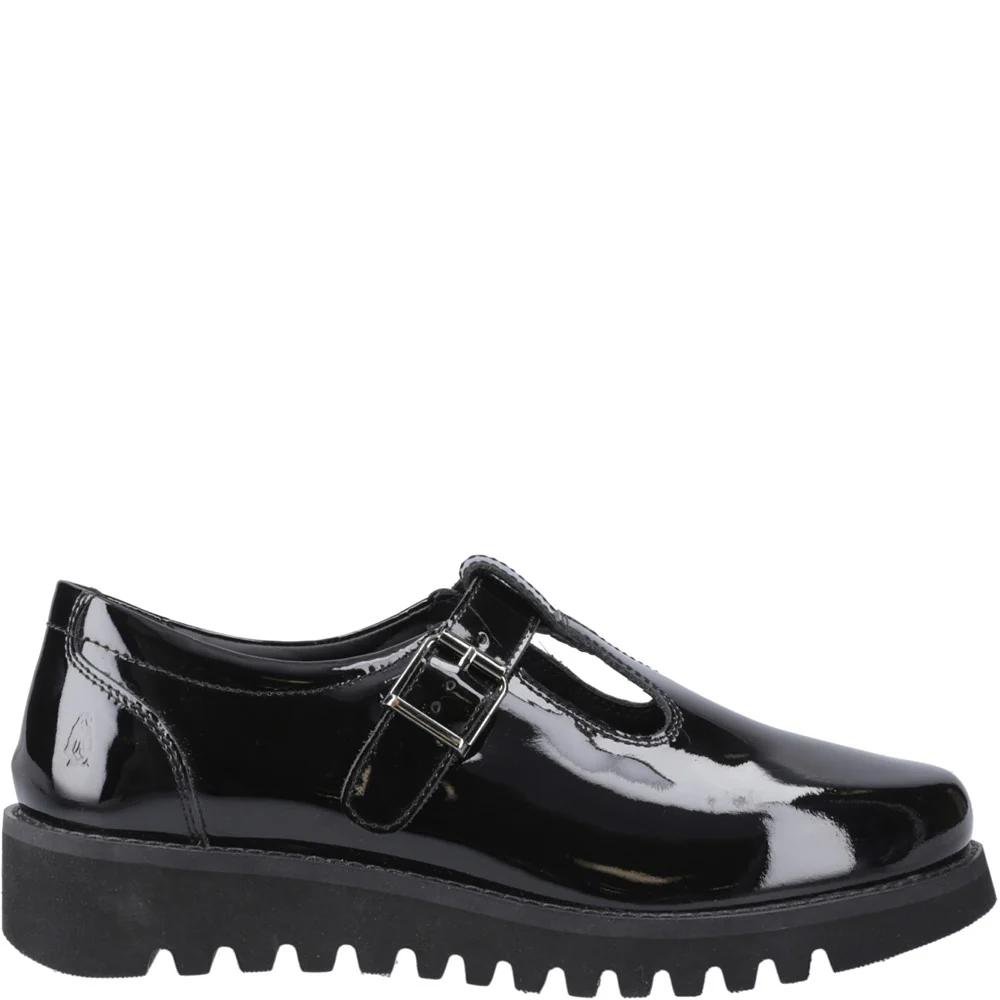 Patent Black XL Florrie Senior School Shoes - Image 10