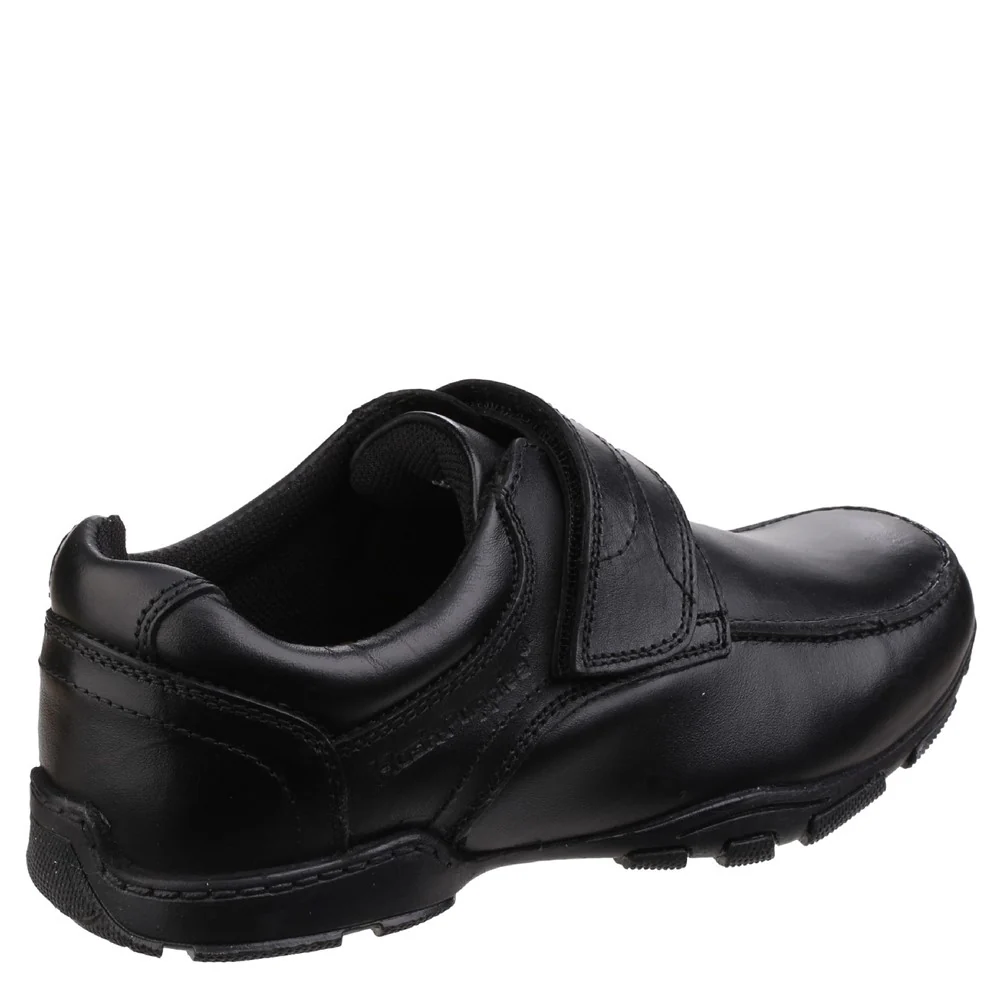 Black Freddy Single Fit Senior School Shoes - Image 2