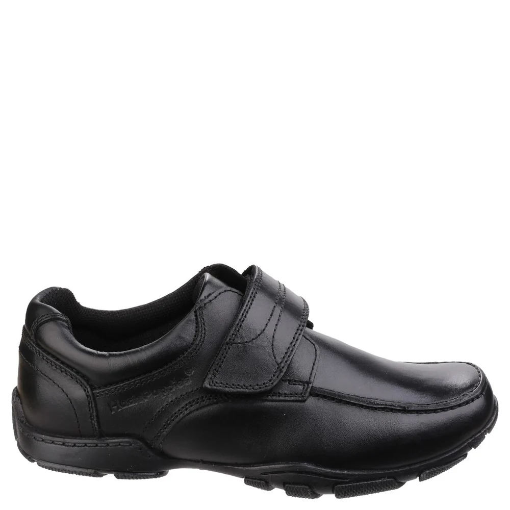 Black Freddy Single Fit Senior School Shoes - Image 5
