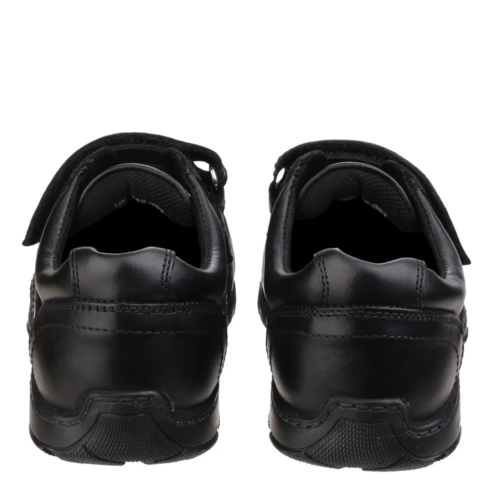 Black Freddy Single Fit Senior School Shoes - Image 8
