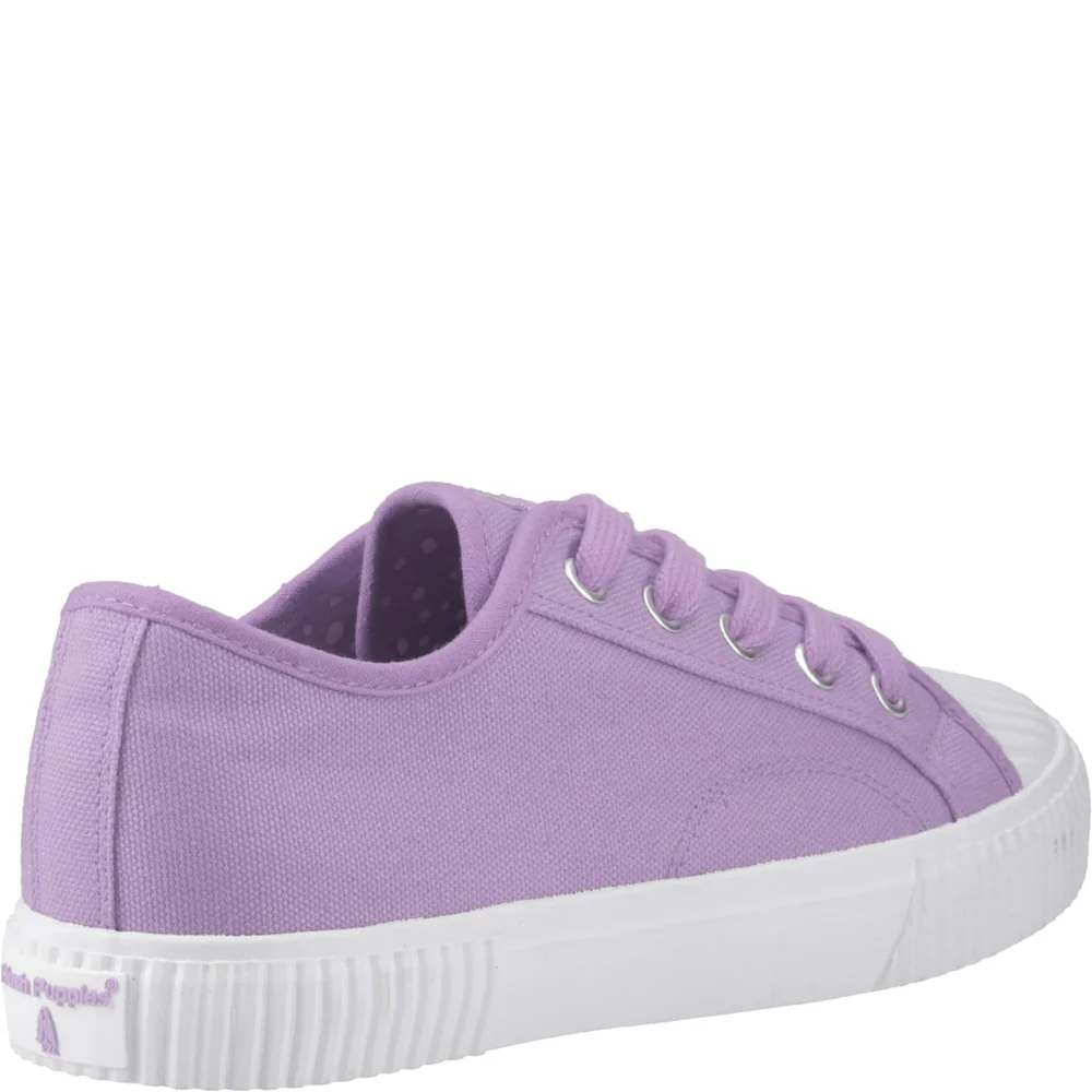 Lilac Freya Canvas Trainers - Image 2