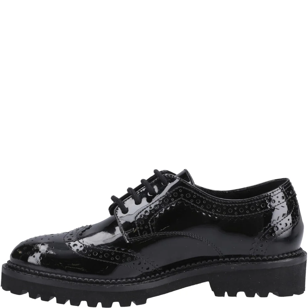 Patent Black XL Gabi Senior School Shoes - Image 4