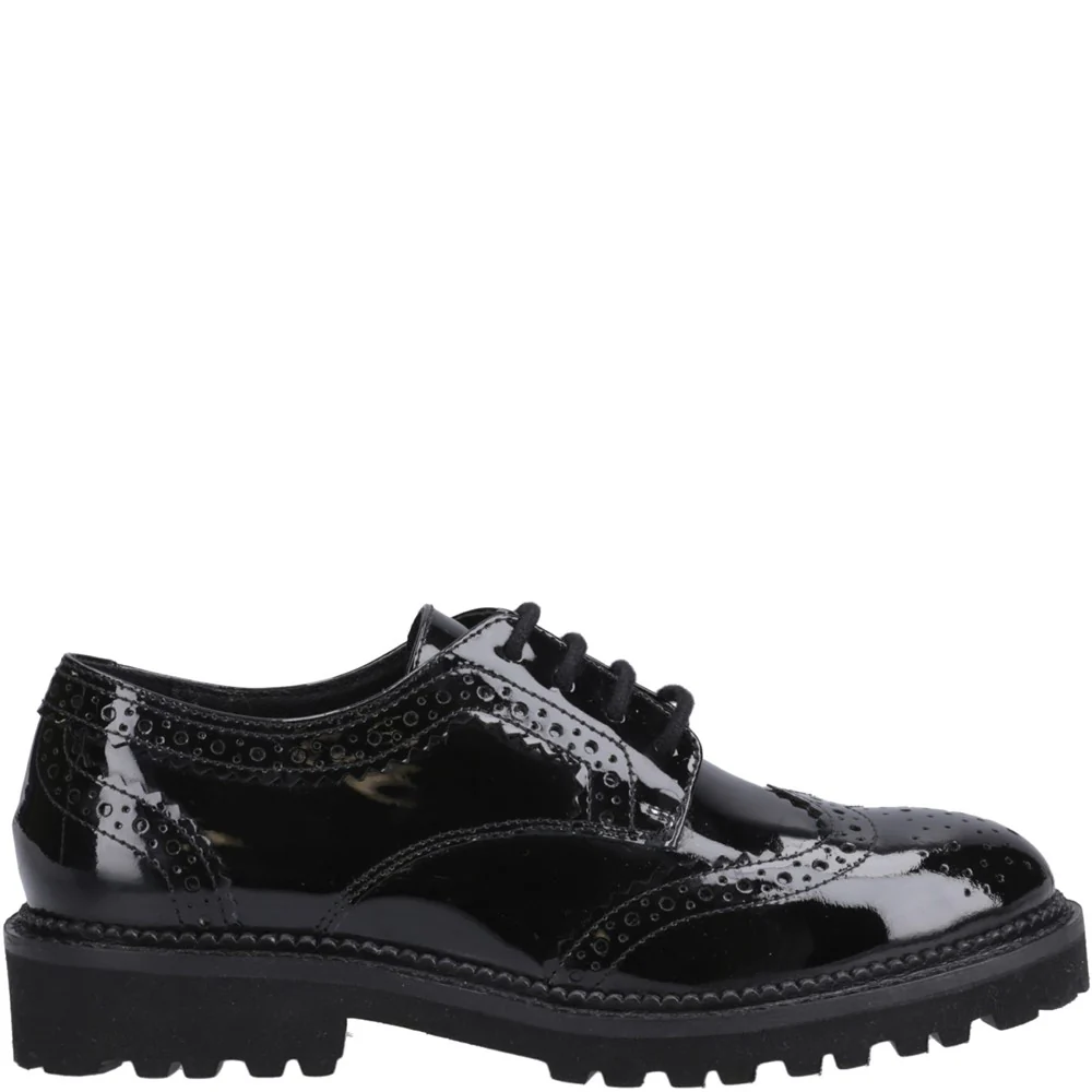 Patent Black XL Gabi Senior School Shoes - Image 5