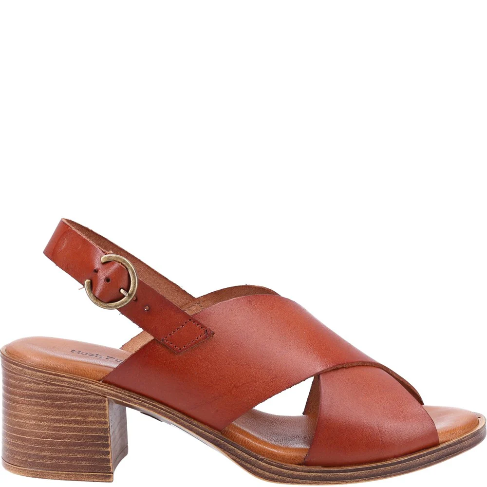 Tan Gabrielle Heeled Sandals - Image 4