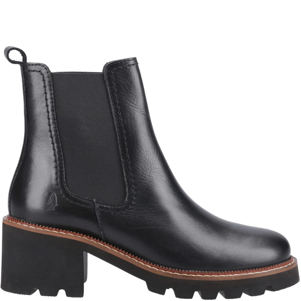 Black Leather Gaia Chelsea Boots - Image 5