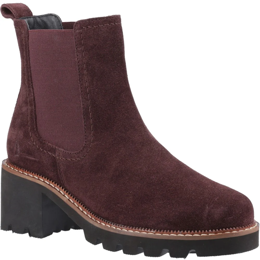 Plum Gaia Chelsea Boots