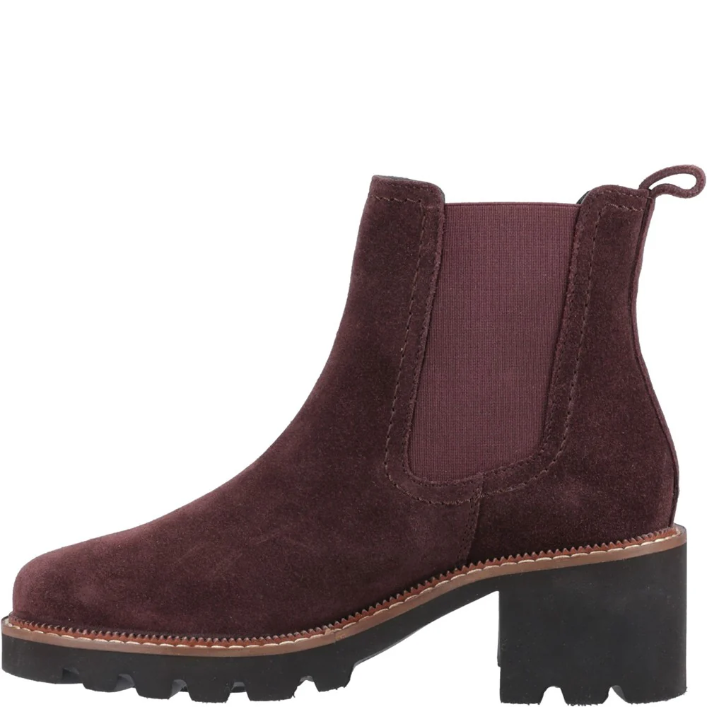 Plum Gaia Chelsea Boots - Image 4